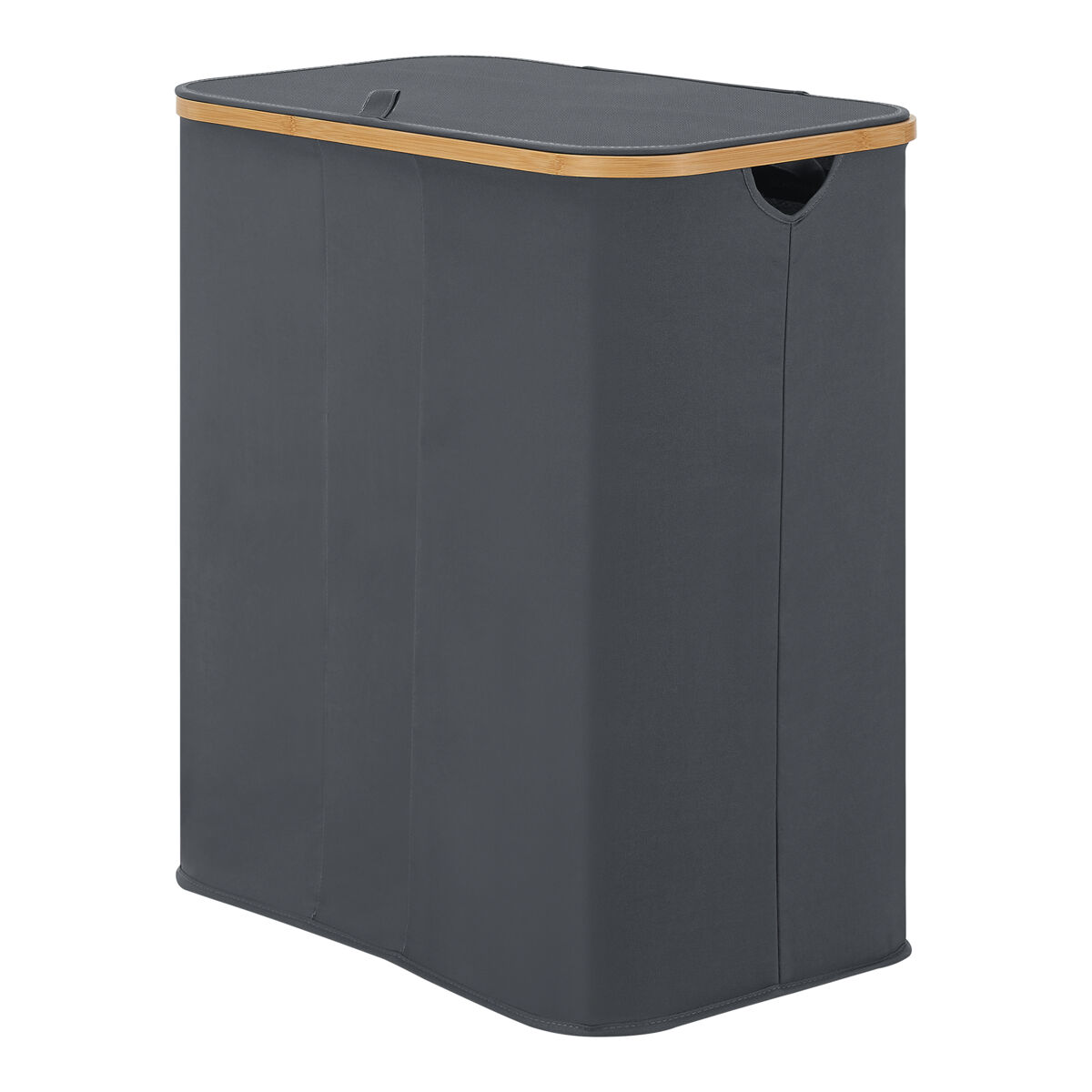 Cesto para roupa suja Rusko com 3 sacos removíveis Bamboo