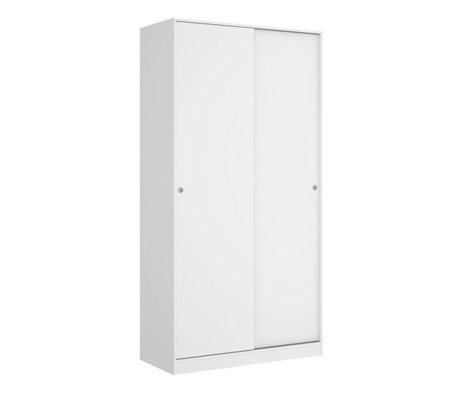 Armário 2 portas com efeito madeira
