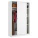 Armário 2 portas com efeito madeira 120 Armário 2 portas com efeito madeira 120 Branco
