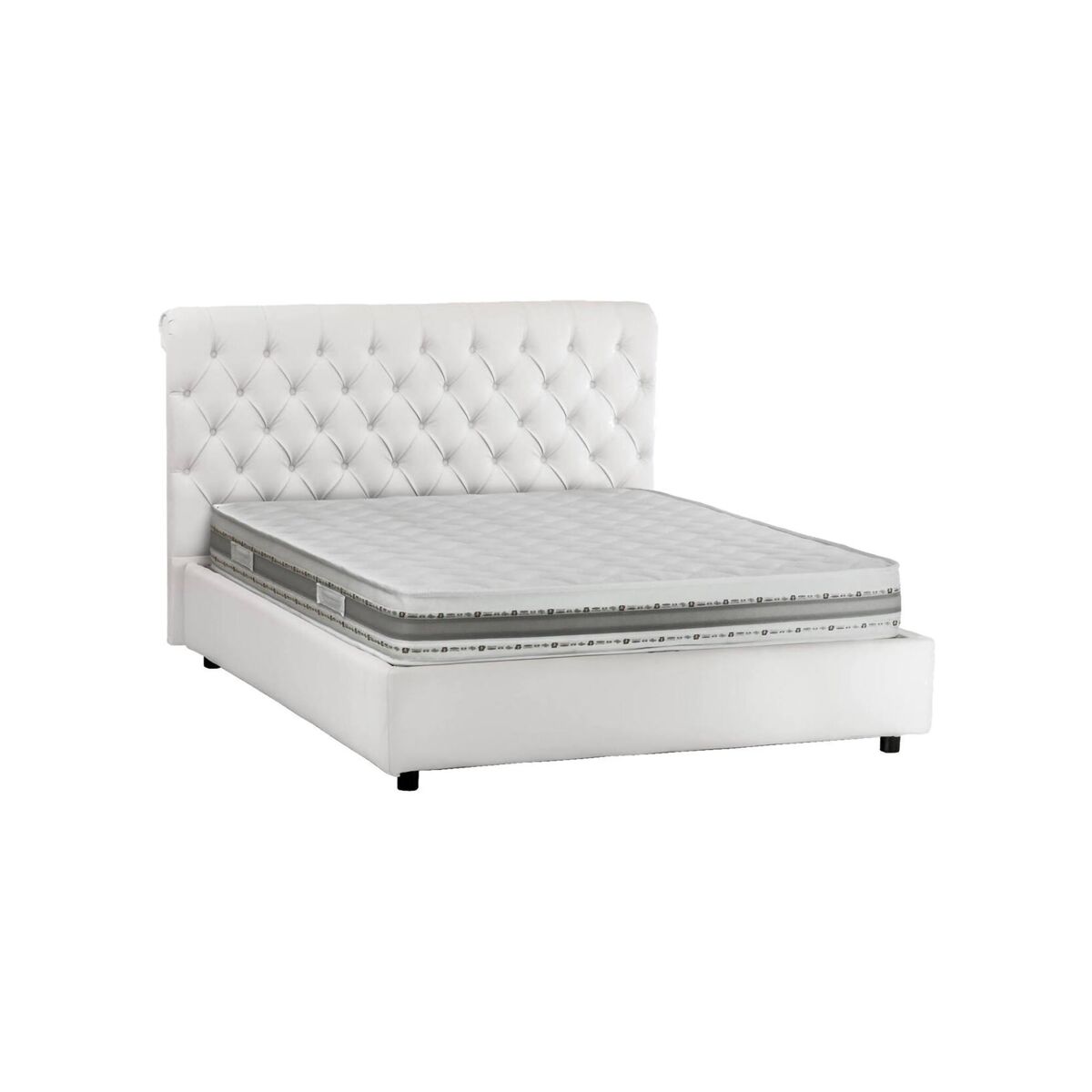Cama de casal de tecido