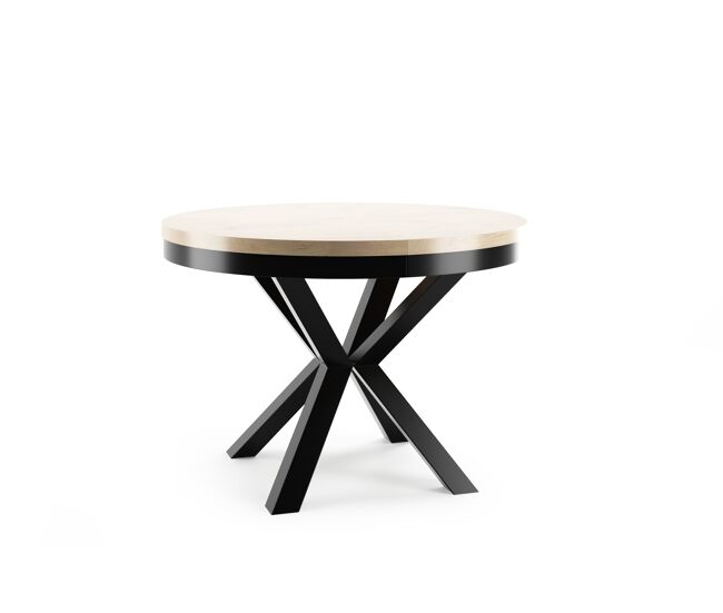 Mesa de jantar narvic dt100 100x176x76 bege