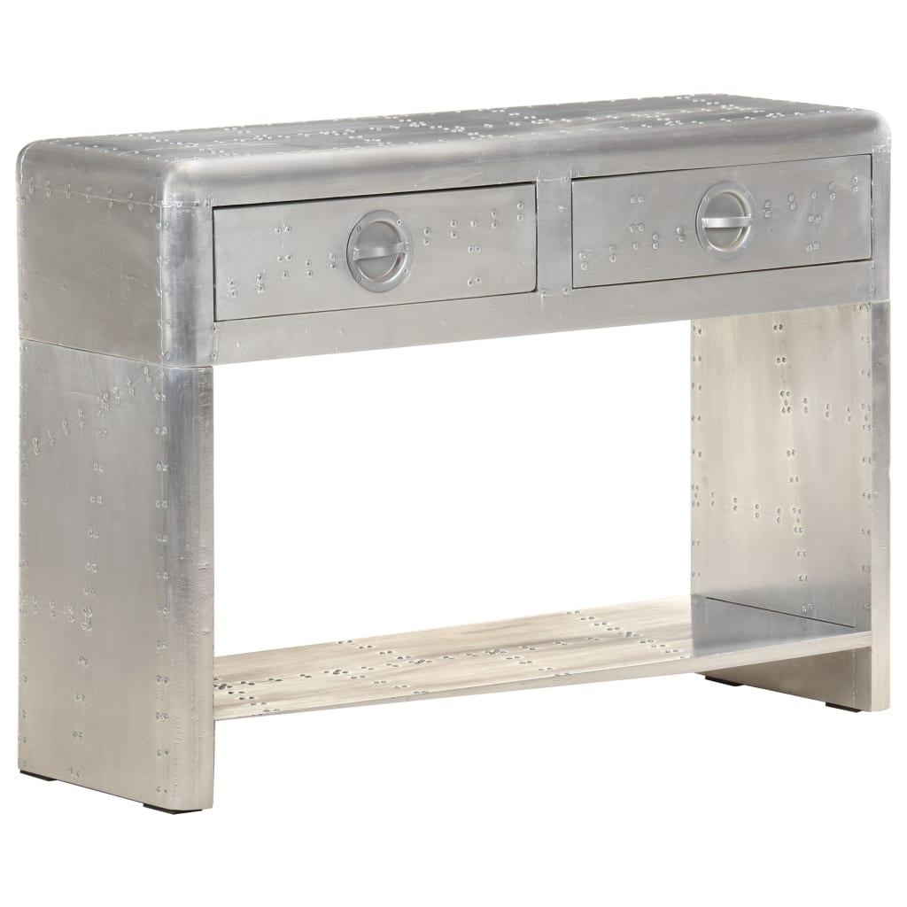 Vidaxl aparador estilo aviador 110x35x75 cm metal