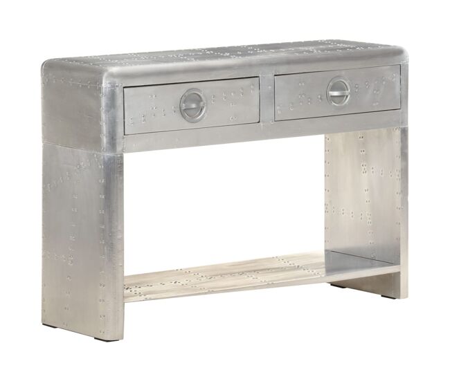 Vidaxl aparador estilo aviador 110x35x75 cm metal