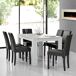 Mesa de jantar + 6 cadeiras Forssa MDF e couro sintético 140x90 Mesa de jantar + 6 cadeiras Forssa MDF e couro sintético 140x90 Branco