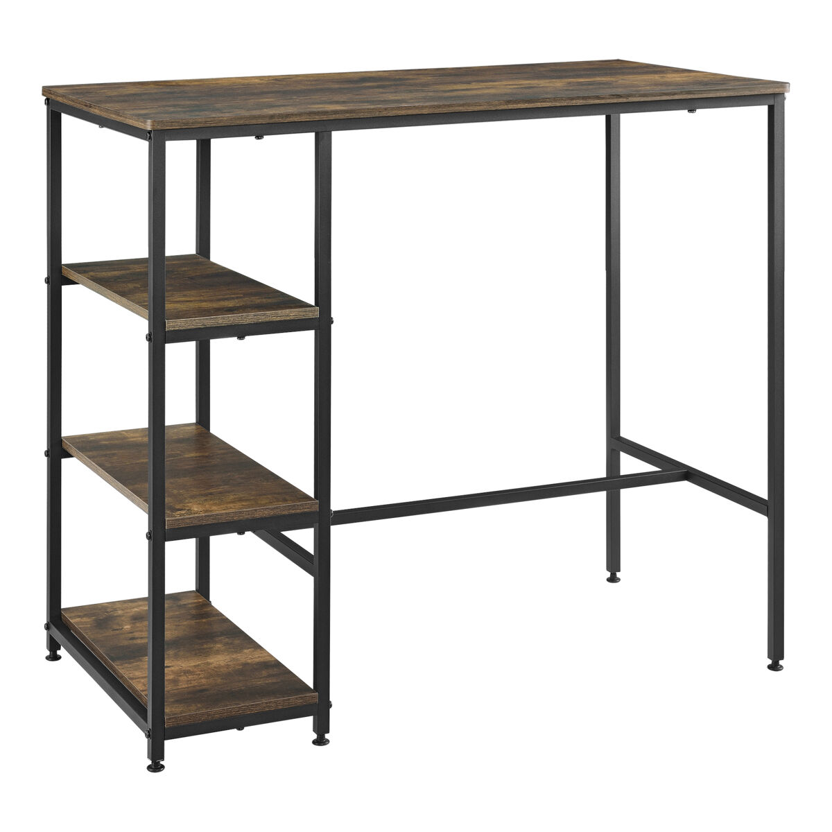 Mesa de bar Växjö com 3 prateleiras