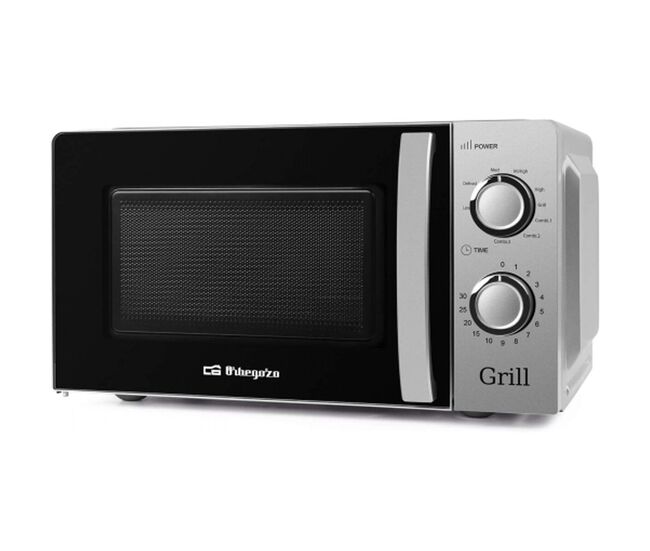 Microondas com grill orbegozo mig 2138 20 l argenté noir 700 w