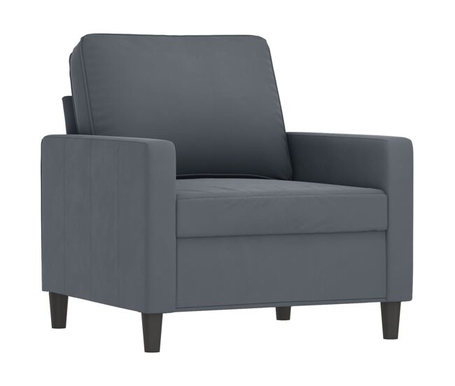 Vidaxl poltrona 60 cm veludo verde-escuro