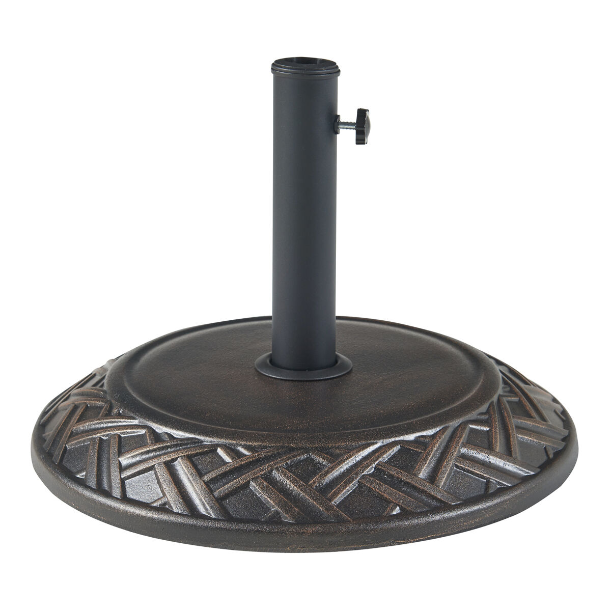 Suporte para guarda-chuva Bisegna redondo em betão [casa.pro] 50x50