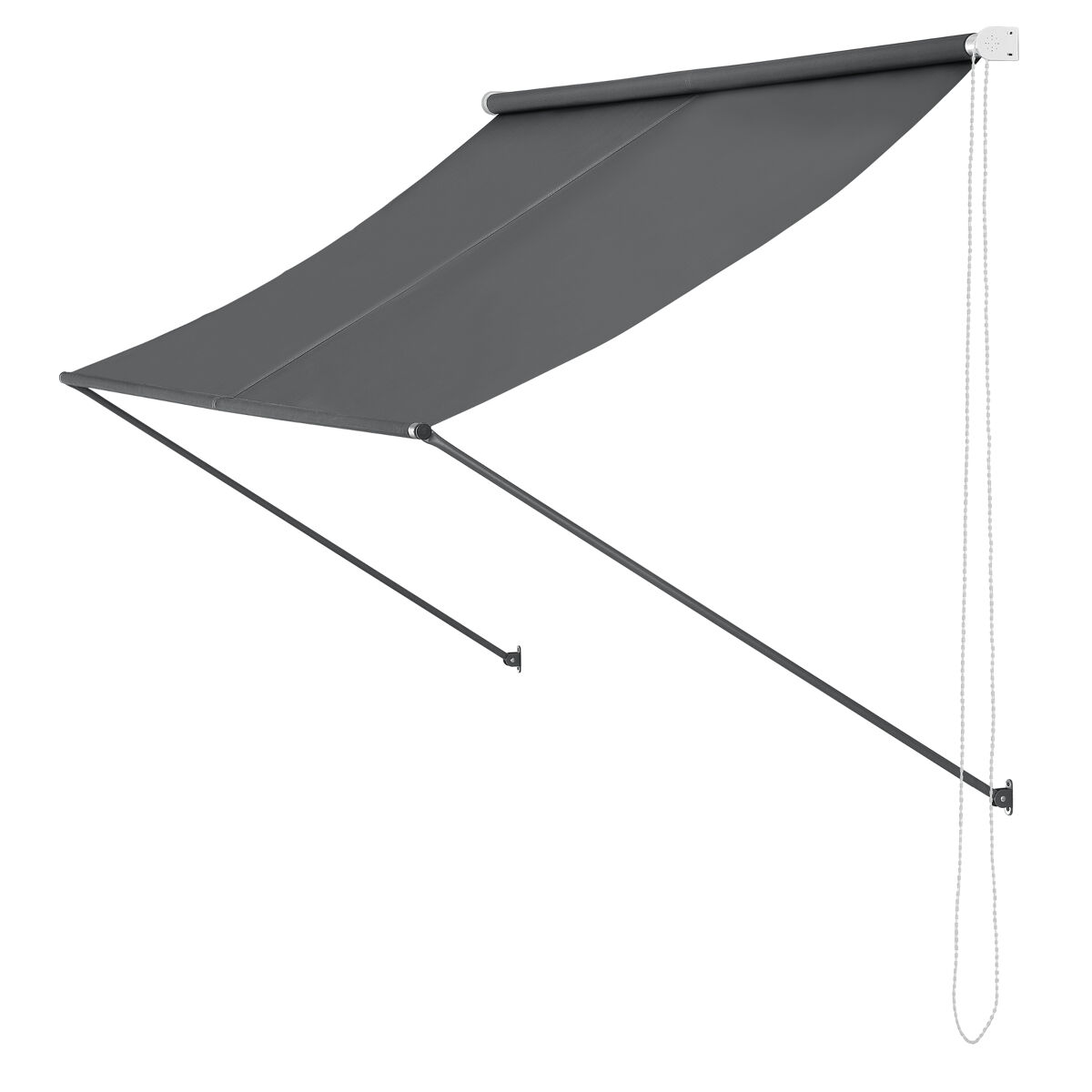 Toldo de aço extensível para terraço exterior Málaga 300x120