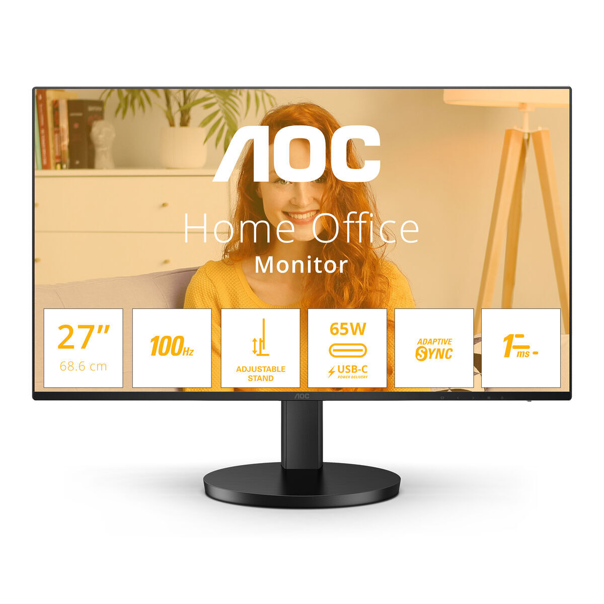 Aoc Monitor Gaming Q27b3cf2 Quad Hd 27" 100 Hz Preto