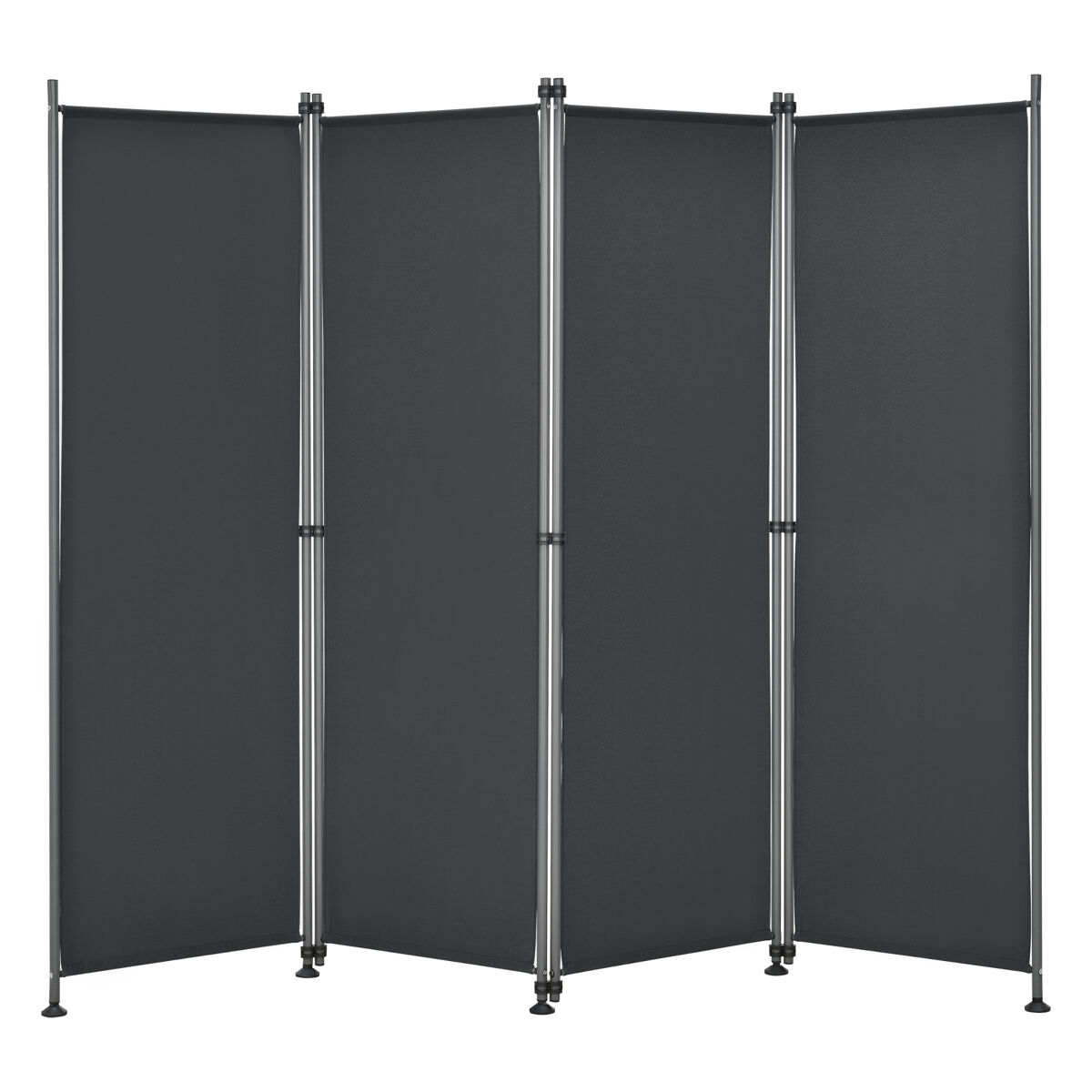 Divisória / biombo modica poliéster 215 x 170 cm preto [pro.tec]