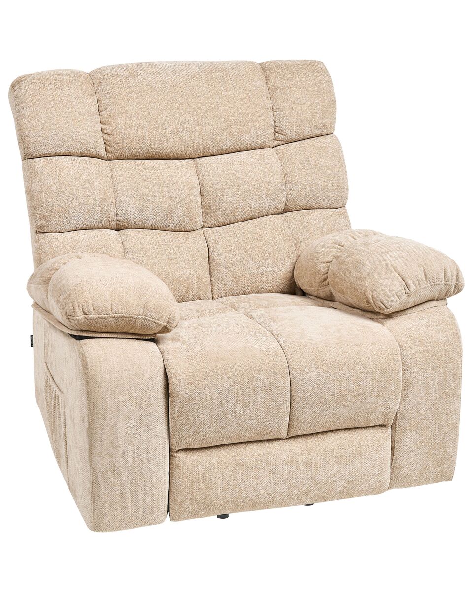 Beliani Sillón reclinable ARES