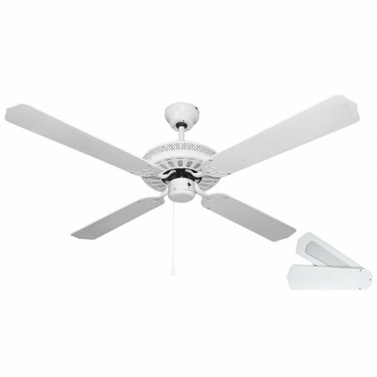 Ventilador de teto orbegozo cf07132b blanc 60 w