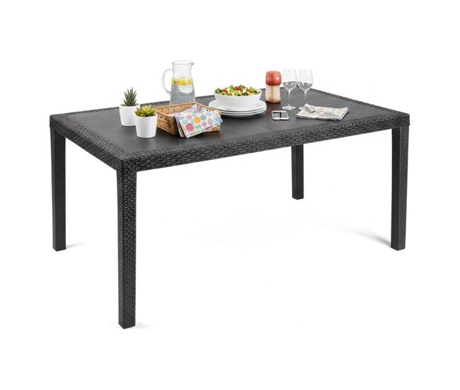 Mesa de jardim em pvc