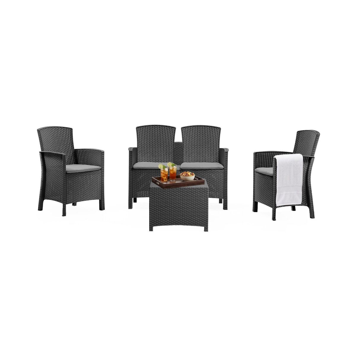 Sala de estar exterior em pvc