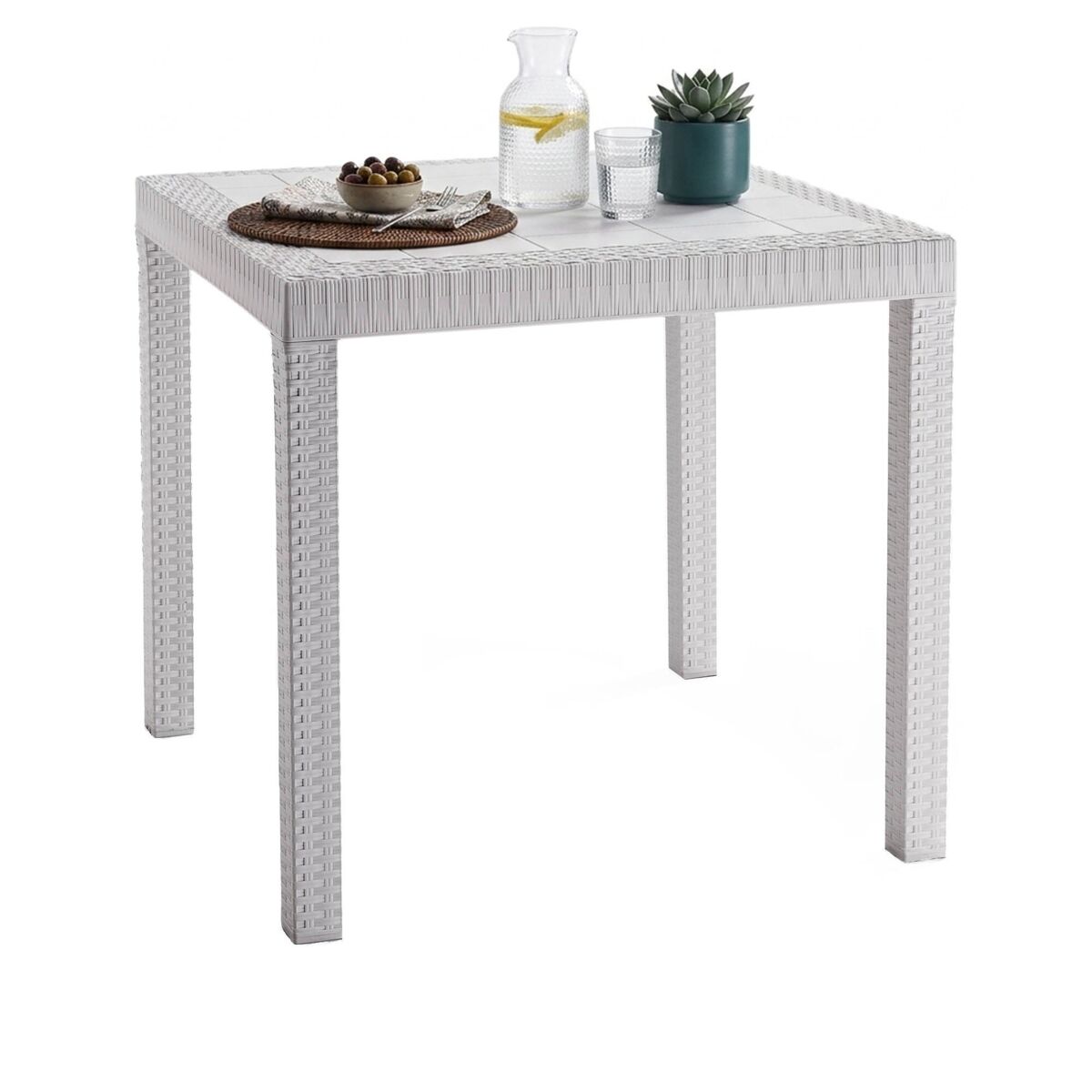 Mesa de jardim em pvc