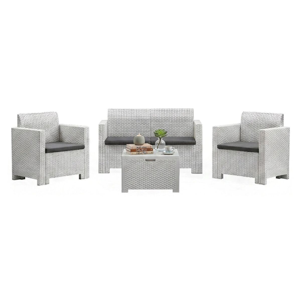 Sala de estar exterior em pvc
