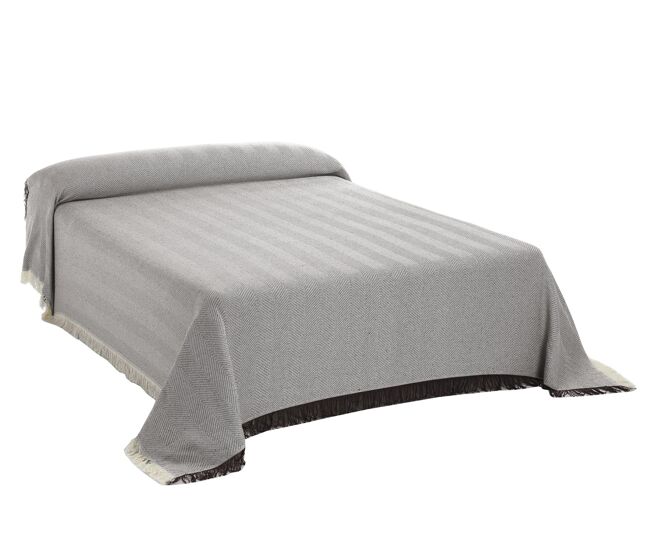 Foulard multiuso xadrez 230x260cm luna marrom donegal collections