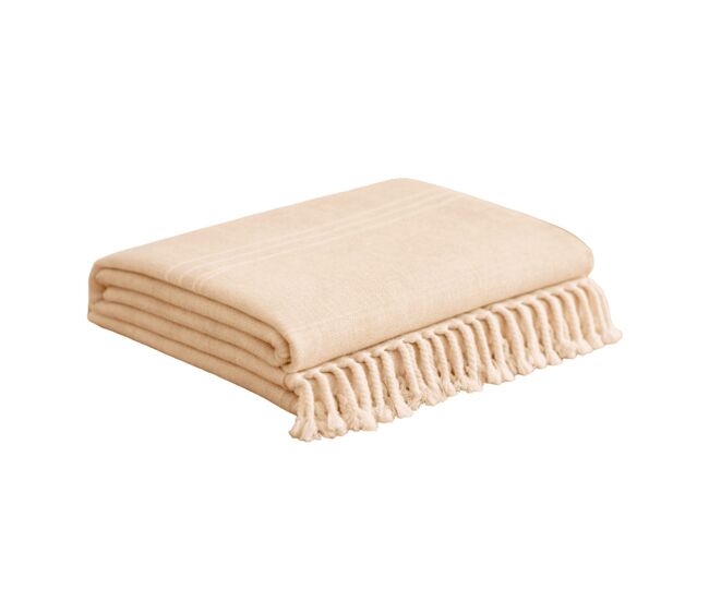 Foulard multiuso xadrez 300x260cm arienzo baunilha donegal collections