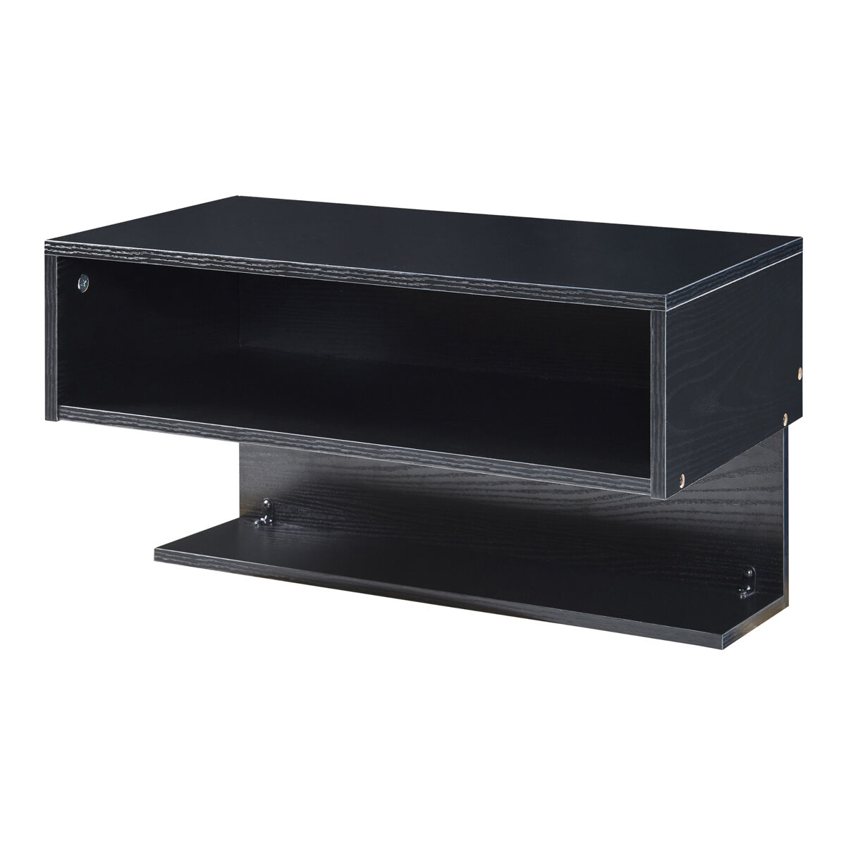 Prateleira de parede gauldal 57x30x32 cm - preto [en.casa]