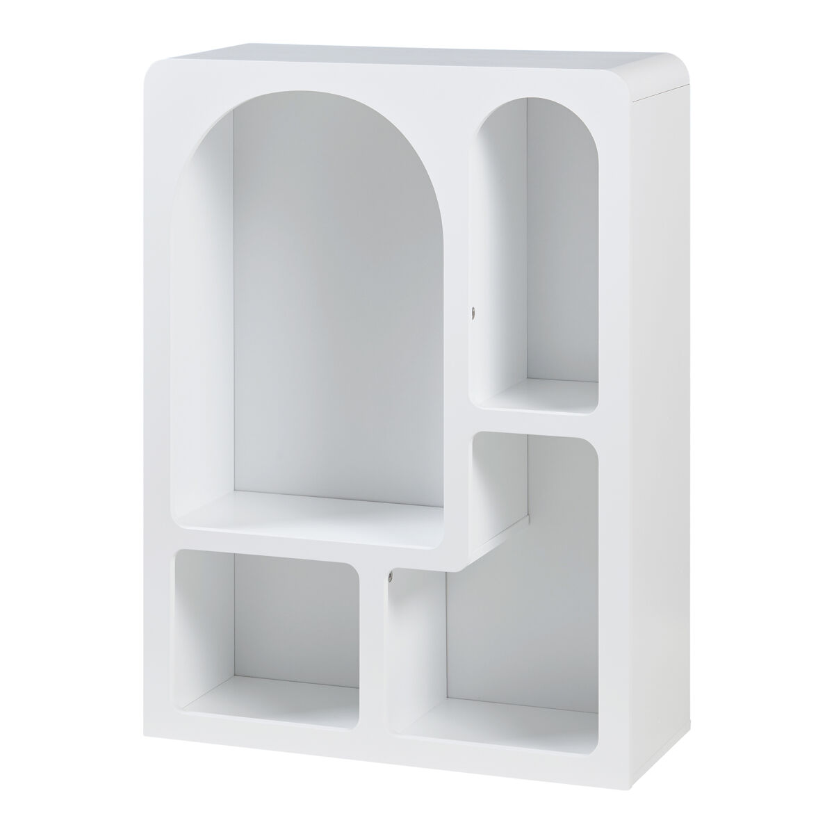 Estante de chão pequena vågå 80x60x24 cm - branco [en.casa]
