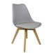 Pack Mesa Fixa de Jantar ou Cozinha + 6 Cadeiras Nórdicas 138x80 Pack Mesa Fixa de Jantar ou Cozinha + 6 Cadeiras Nórdicas 138x80 Preto/ Madeira