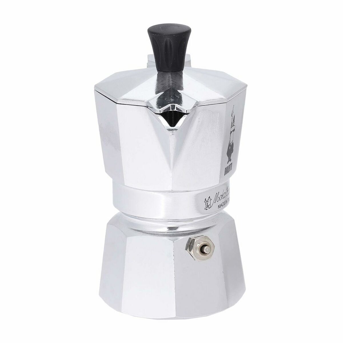 Cafetière italienne Bialetti Moka Express argenté aluminium métal 60 ml 1 tasse