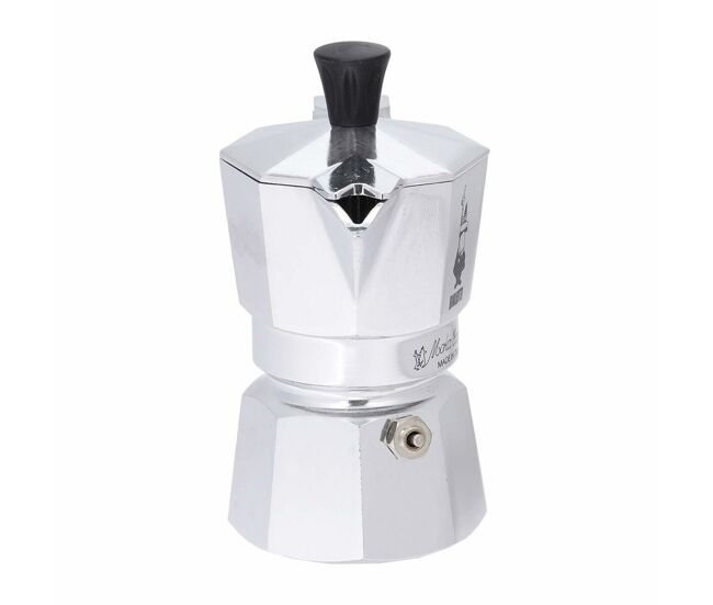 Cafetière italienne Bialetti Moka Express argenté aluminium métal 60 ml 1 tasse