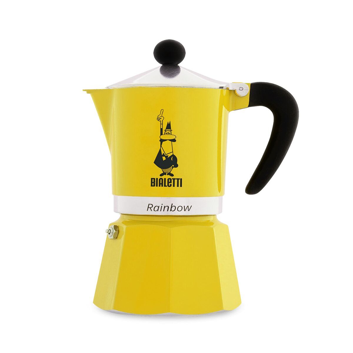 Bialetti Cafeteira Italiana Rainbow Alumínio 3 Kopjes Multicor