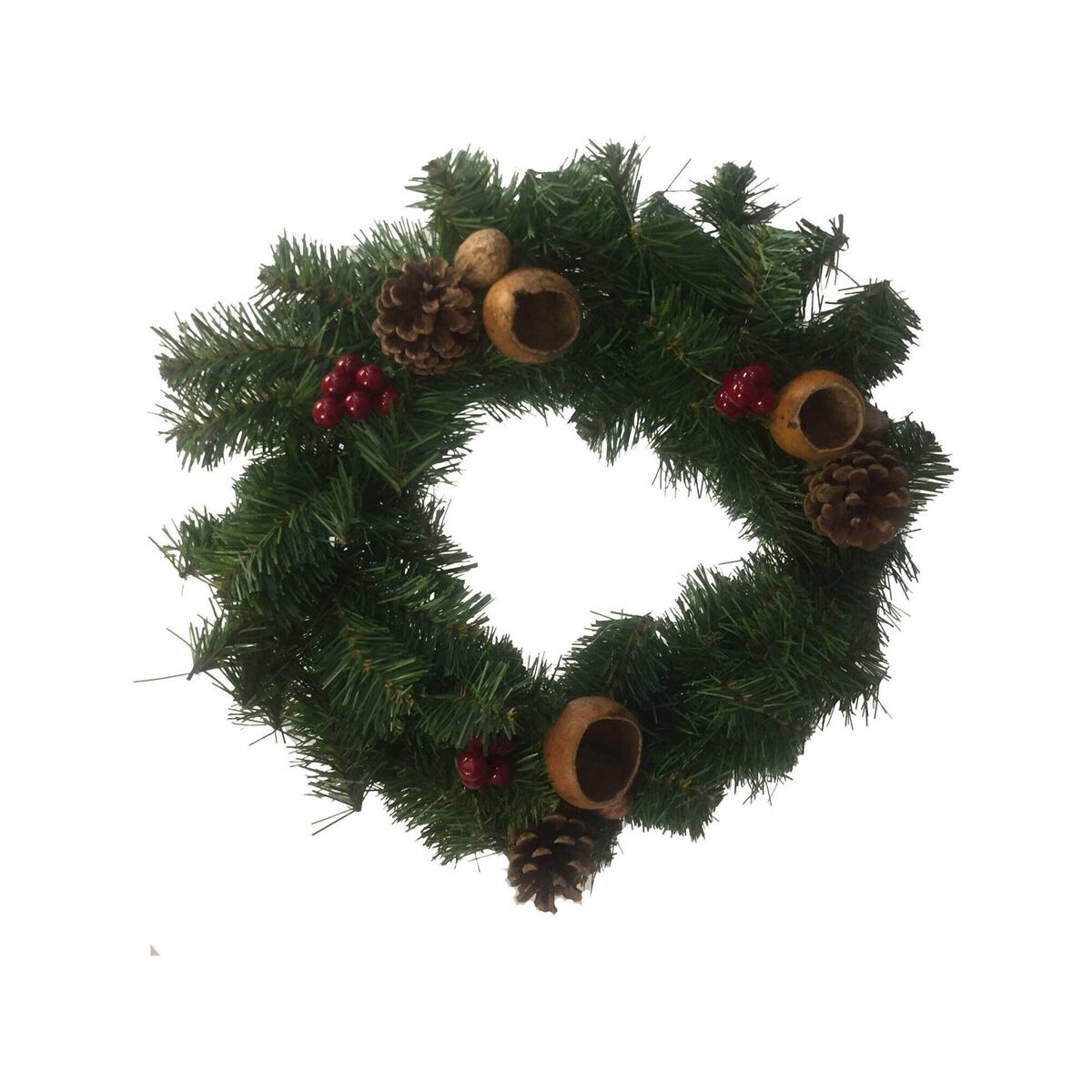 Ornamento de natal, ornamento de natal 35x35x3 cm verde
