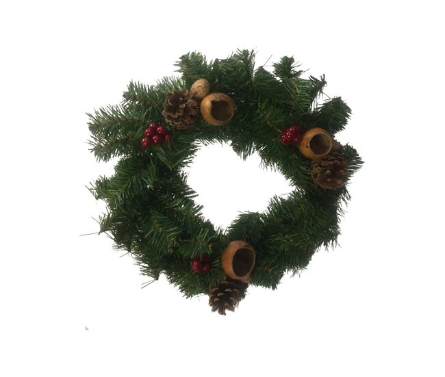 Ornamento de natal, ornamento de natal 35x35x3 cm verde