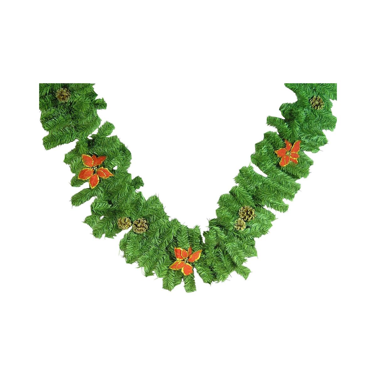 Ornamento de natal, ornamento de natal 220x25x25 cm, verde e vermelho