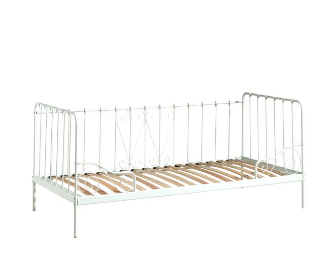 Cama de solteiro infantil alice ksb005 90x200 cm branco