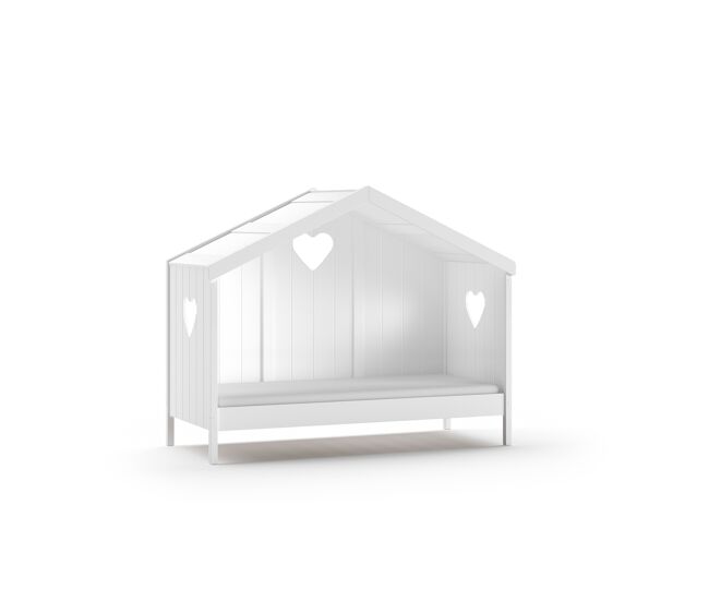 Cama de solteiro infantil amori ksb005 90x200 cm branco