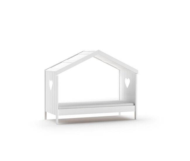 Cama de solteiro infantil amori ksb005 90x200 cm branco