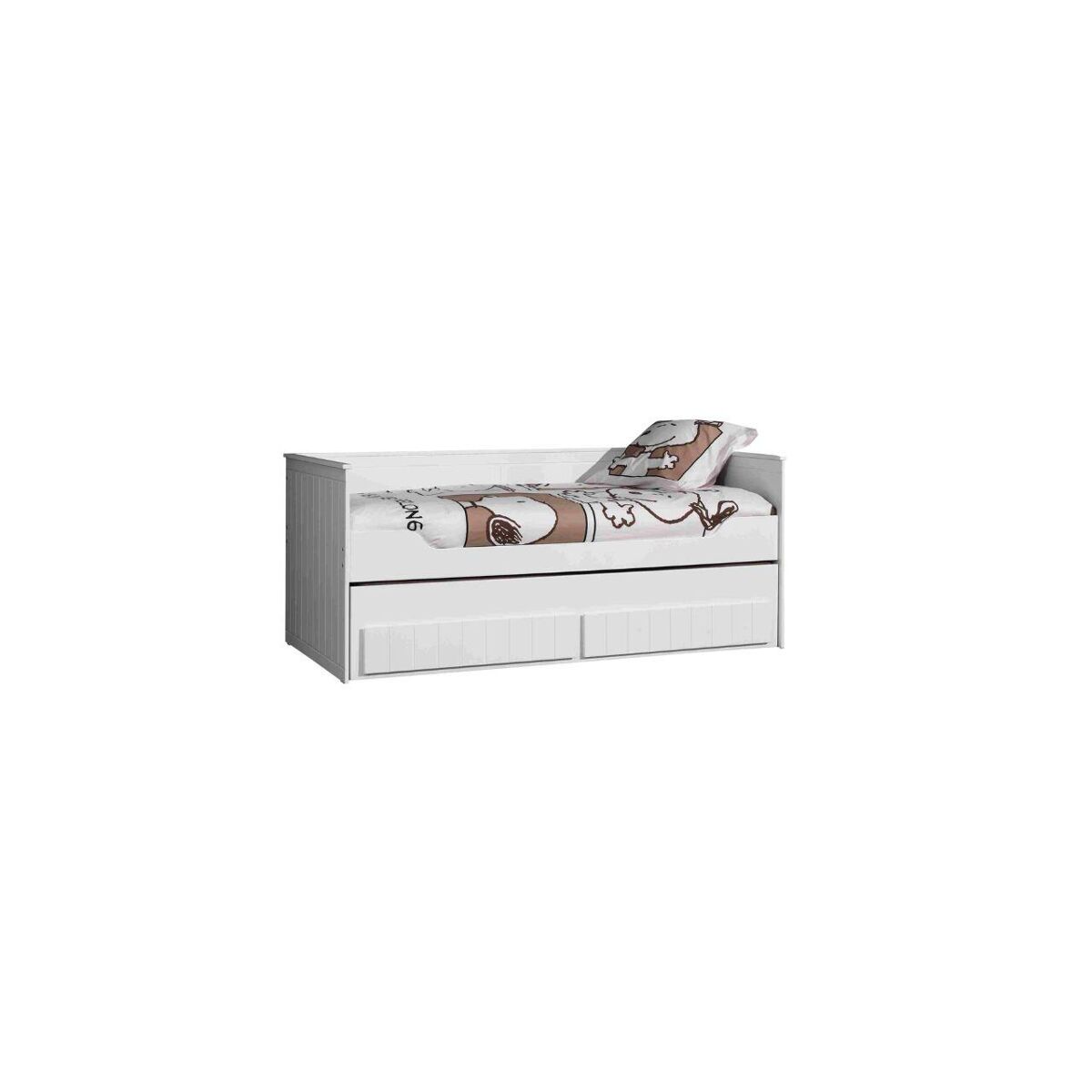 Cama loft robin lb005 90x200 cm branco