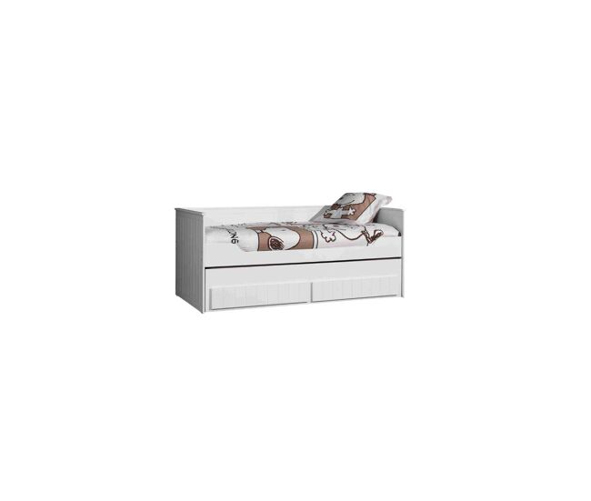 Cama loft robin lb005 90x200 cm branco