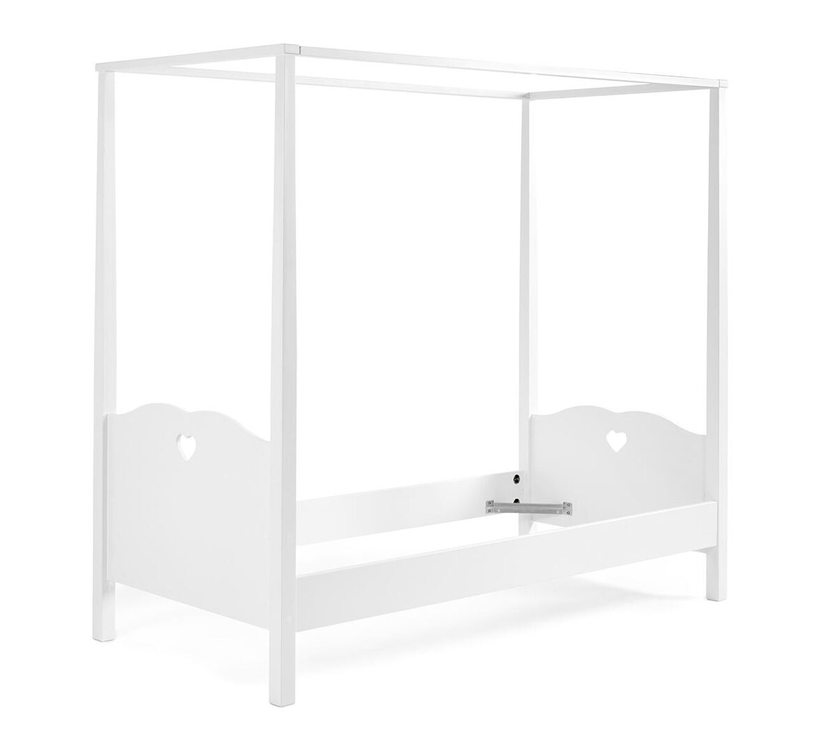Cama de solteiro infantil amori ksb005 90x200 cm branco