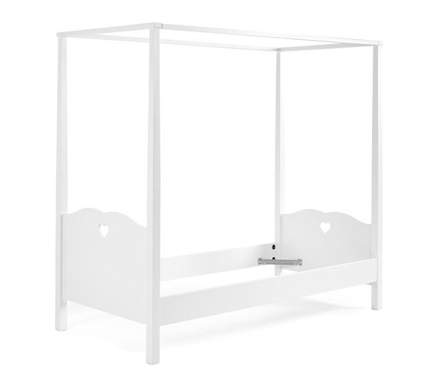 Cama de solteiro infantil amori ksb005 90x200 cm branco