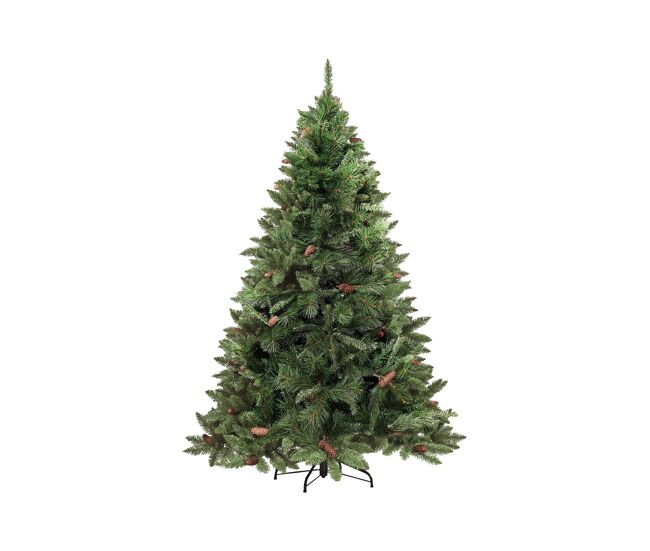 árvore de natal de efeitos reais verde