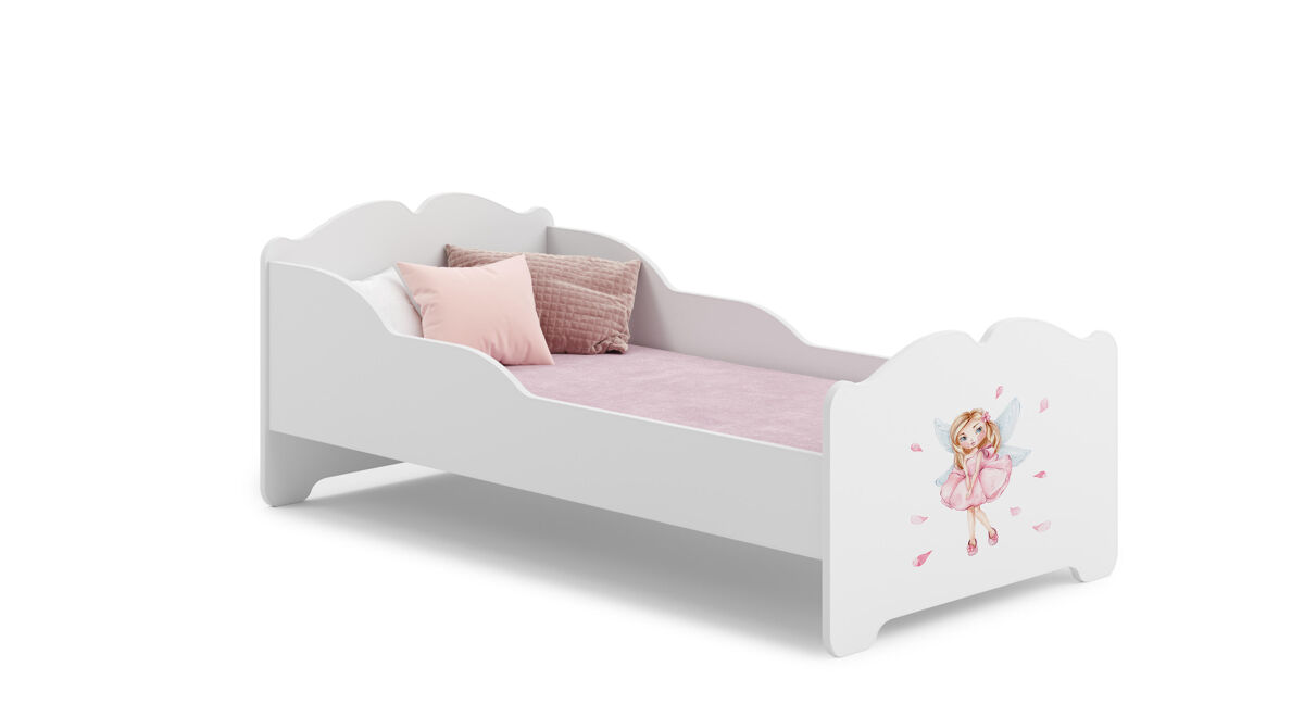 Cama de solteiro infantil anna ksb015 70x140 cm branco