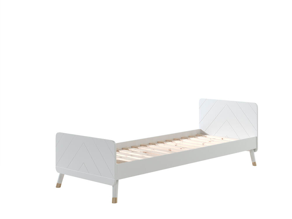 Cama de solteiro infantil billy ksb005 90x200 cm branco
