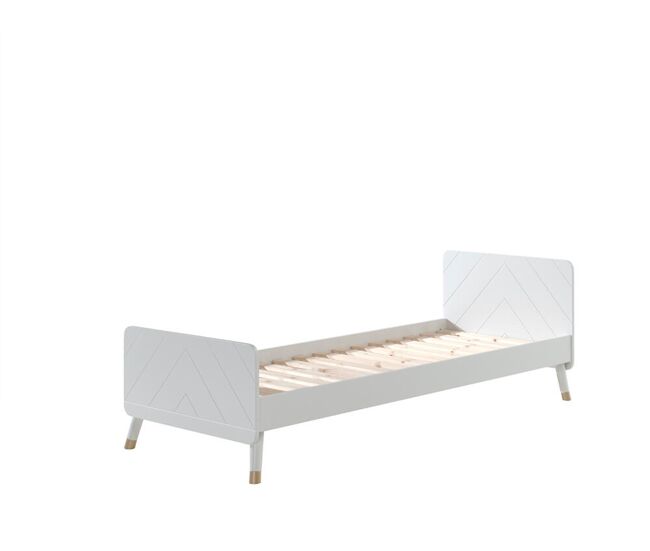 Cama de solteiro infantil billy ksb005 90x200 cm branco