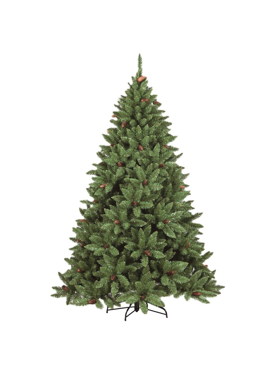 árvore de natal de efeitos reais verde