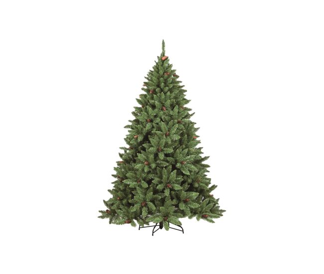 árvore de natal de efeitos reais verde