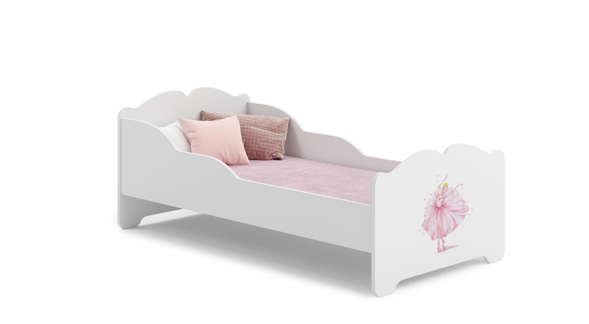 Cama de solteiro infantil anna ksb015 70x140 cm branco