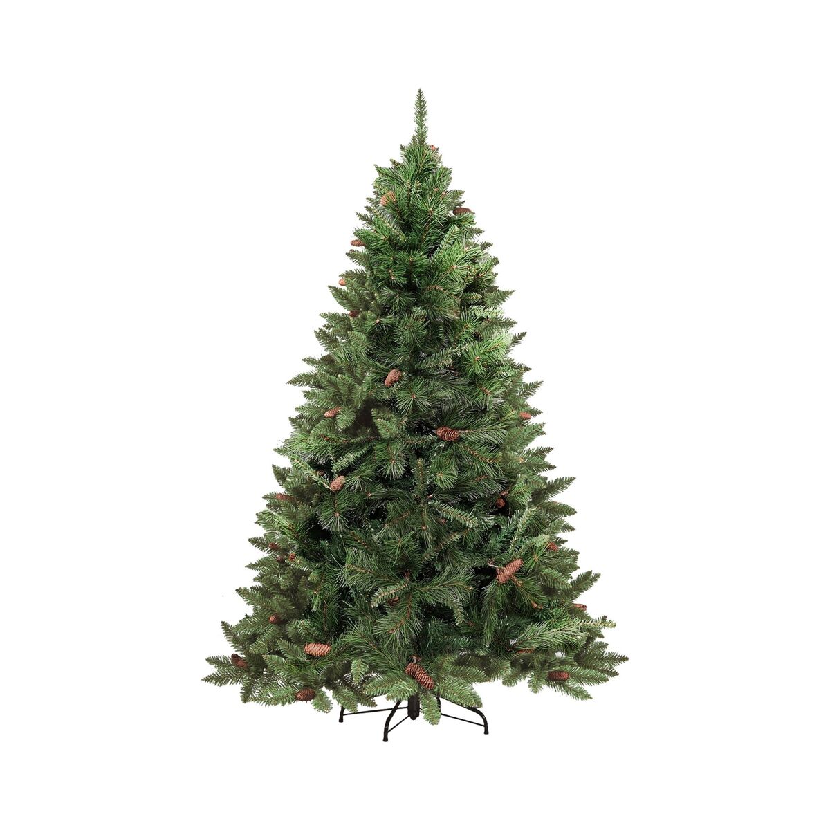 árvore de natal de efeitos reais verde