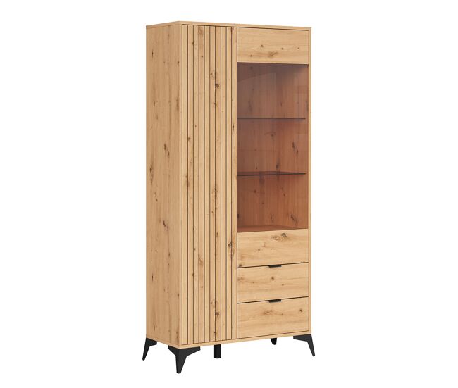 Vaisselier 2 portas 2 gavetas mao madeira