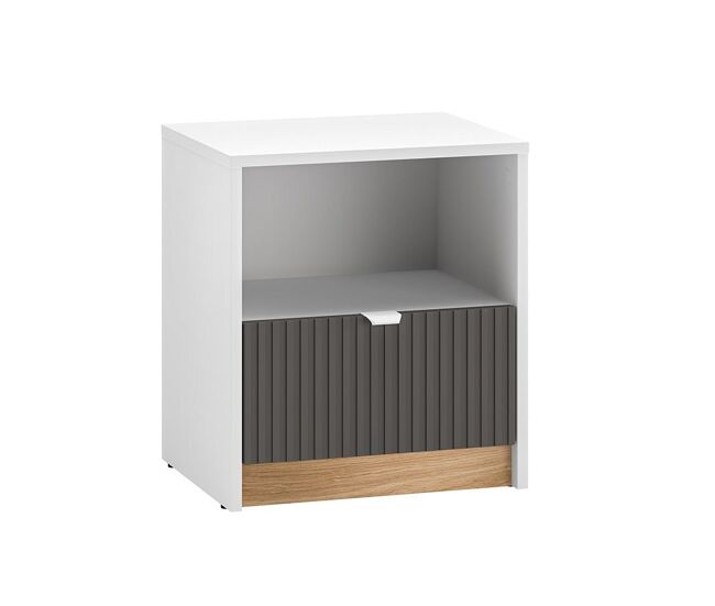 Mesa de cabeceira 1 gaveta ronan branco