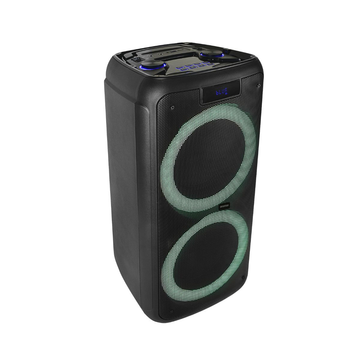 Coluna portátil INFINITON Party EQ20, 180 W, subwoofer, rádio FM